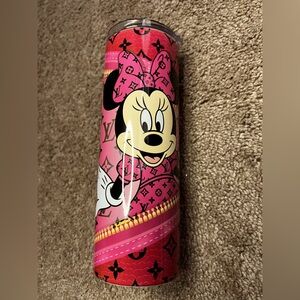 Pink Minnie Mouse Tumbler